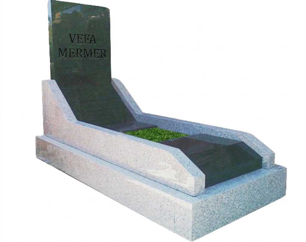 Vefa Mermer G-14 Beta Absolute Black Granit Özel Eğimli Mezar – Elazığ