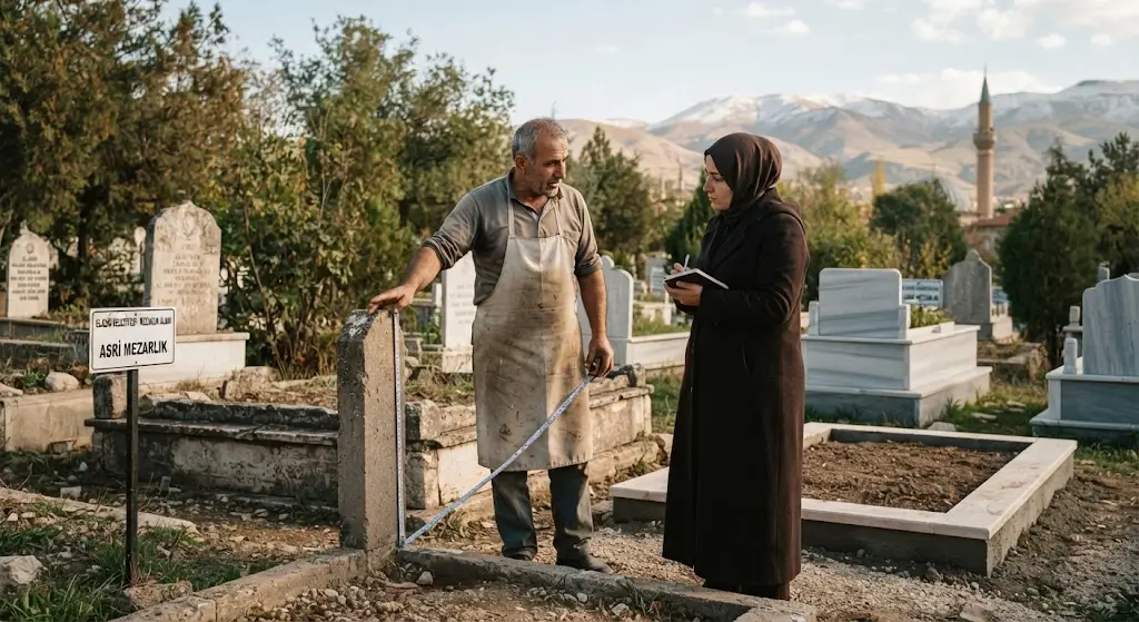 Elazığ'da Mezar Yaptırmak: Keşiften Teslimata Adım Adım Süreç Rehberi